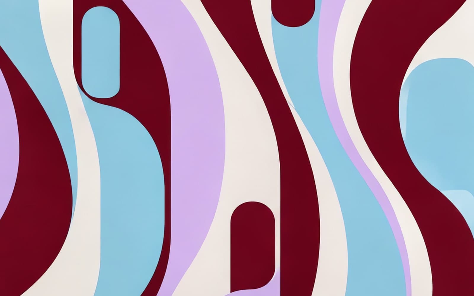Close-up of the print on The Wave